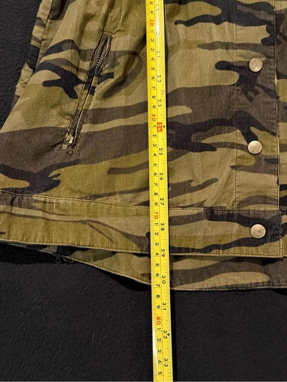 Johnny Was Workshop Shacket Womens XS Raquel Floral Drawstring Camo Jacket